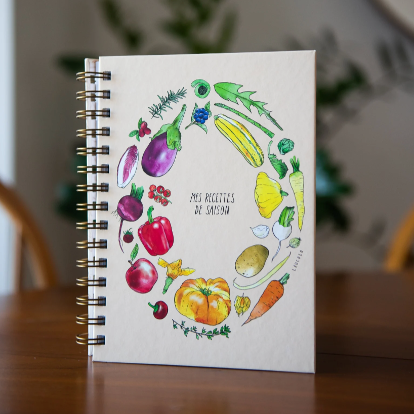 Un carnet pour ses recettes de saison — LAUCOLO