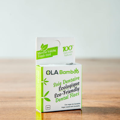Soie Dentaire Biodégradable Végane Ola Bamboo